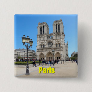PARIS Notre Dame Button