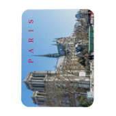 Paris Notre Dame Cathedral Ausblick Kühlschrankmag Magnet (Vertikal)