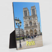 PARIS Notre Dame Fotoplatte (Seite)