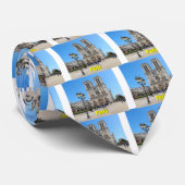 PARIS Notre Dame Krawatte (Gerollt)