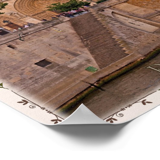 Paris - Notre Dame Poster (Ecke)