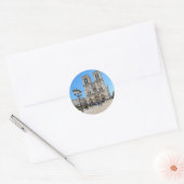PARIS Notre Dame Runder Aufkleber (Umschlag)