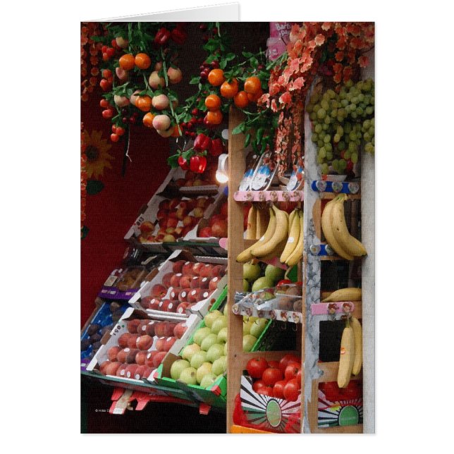 Paris-Obstmarkt-Karte (Vorne)