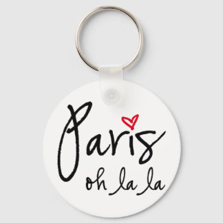 Paris oh la la la la la schlüsselanhänger