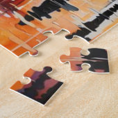 PARIS on a rainy day. Eiffel Tower, Starry Night Puzzle (Seite)