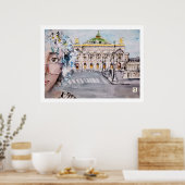 París. Opera Garnier Poster (Küche)