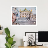 París. Opera Garnier Poster (Heimbüro)