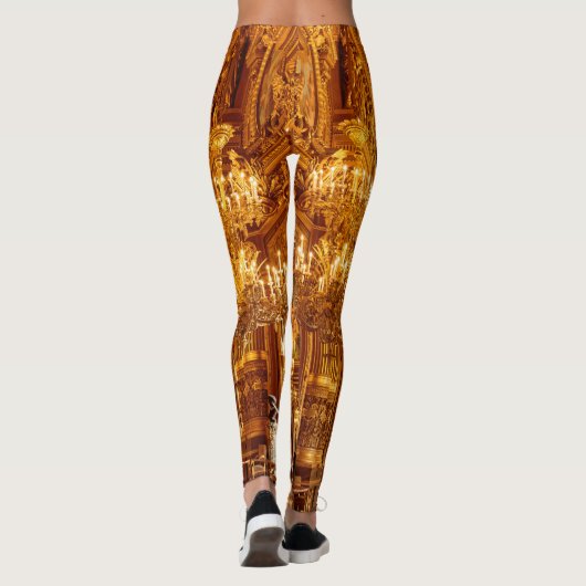 Paris Opera Garnier Räume Aussicht Leggings (Rückseite)