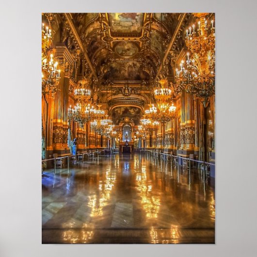 Paris Opera House Poster (Vorne)