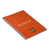 Paris Orange Notizblock (Rechte Seite)