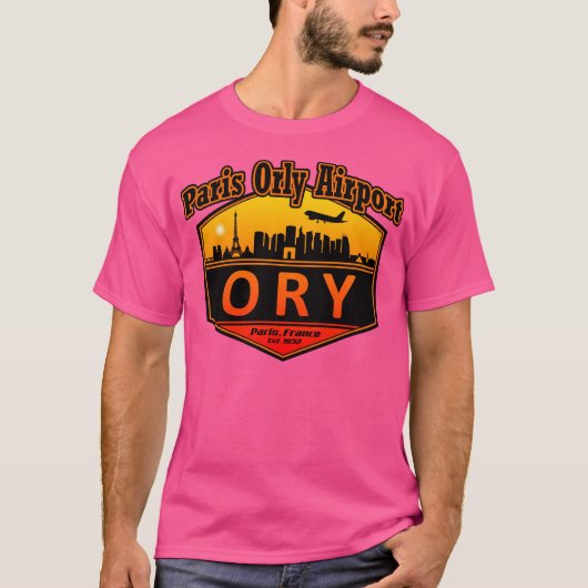 Paris Orly Airport Code T-Shirt (Vorderseite)