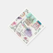 Paris Paper Napkins Serviette (Ecke)