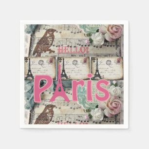 Paris, Paper Napkins Serviette