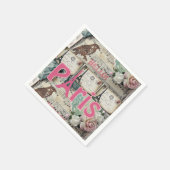Paris, Paper Napkins Serviette (Ecke)