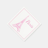 Paris Paper Napkins Serviette (Ecke)