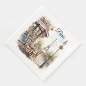 Paris Paper Napkins Serviette (Ecke)