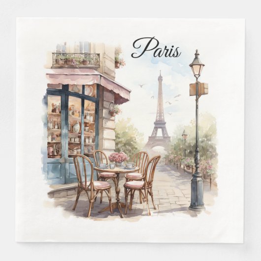 Paris Paper Napkins Serviette (Vorderseite)