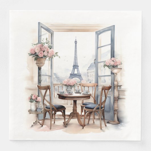 Paris Paper Napkins Serviette (Vorderseite)