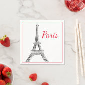 Paris Paper Napkins Serviette (Beispiel)