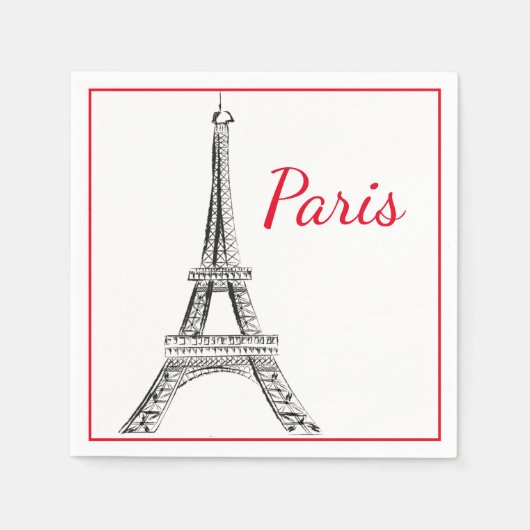 Paris Paper Napkins Serviette (Vorderseite)