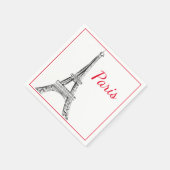 Paris Paper Napkins Serviette (Ecke)