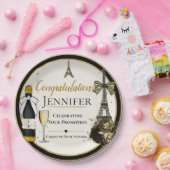 Paris Papierplatten-Aktion  Pappteller (Party)