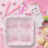 Paris pappteller (Party)