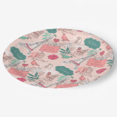 Paris Pappteller (Schrägansicht)