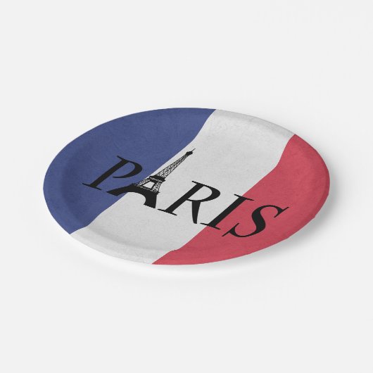 Paris Pappteller (Schrägansicht)