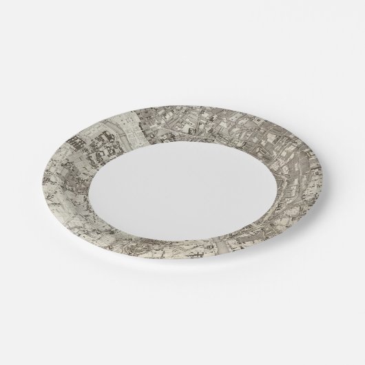 Paris Pappteller (Schrägansicht)