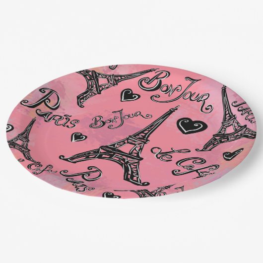 PARIS PAPPTELLER (Schrägansicht)