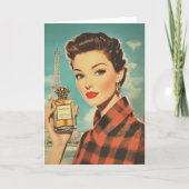 Paris Parfüm und Elegance Einladung (Vorderseite)