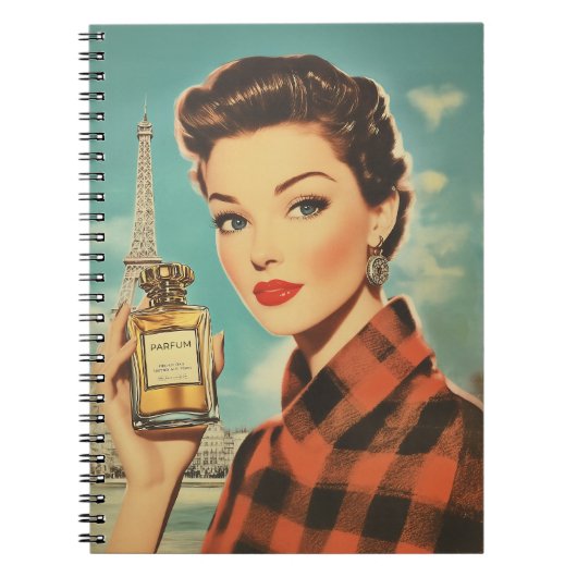 Paris Parfüm und Elegance Notizblock (Vorderseite)