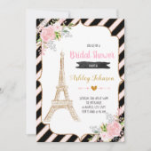 Paris-Party Einladung (Vorderseite)