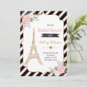 Paris-Party Einladung (Stehend Vorderseite)