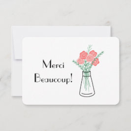 Paris Party Vielen Dank für Ihre Karte