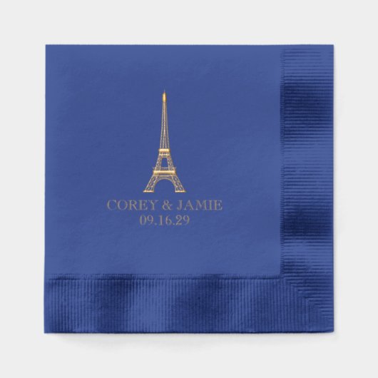 Paris Passport Servietten Mit Folie (Vorderseite)