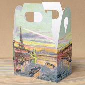 Paris Pastel Favor Box Geschenkschachtel