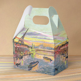 Paris Pastel Favor Box Geschenkschachtel