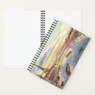 Paris Pastel Spiral Notebook Notizblock