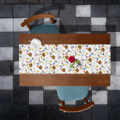 Paris Pattern Mittelgroßer Tischläufer