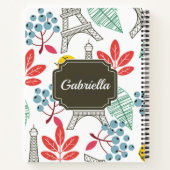 Paris Pattern Notizblock (Rückseite)