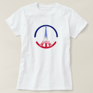 Paris Peace Eiffel Tower T-Shirt