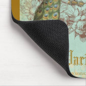 Paris Peacock, Paris, Inspiriert Mouse Pad Mousepad (Ecke)