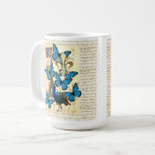 Paris, Pfau und Schmetterlinge Kaffeetasse (Vorderseite Links)