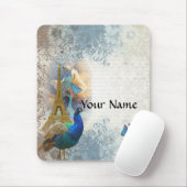 Paris-Pfaucollage Mousepad (Mit Mouse)