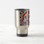 Paris phantastisches Textquotendesign Reisebecher (Mittel)