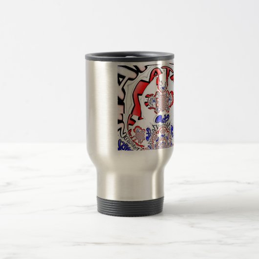 Paris phantastisches Textquotendesign Reisebecher (Mittel)