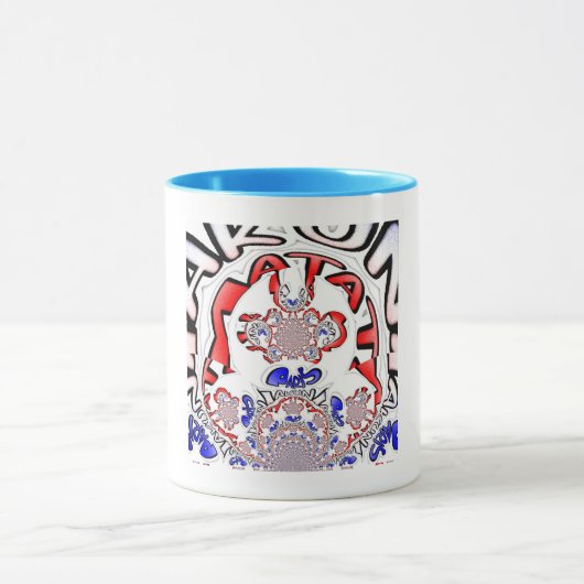 Paris phantastisches Textquotendesign Tasse (Zentrum)