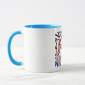 Paris phantastisches Textquotendesign Tasse (Links)